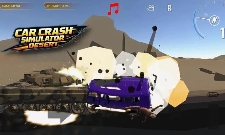 ɳĮ��ײģ����(��ײ��ʻ��Ϸ)��ͼ1