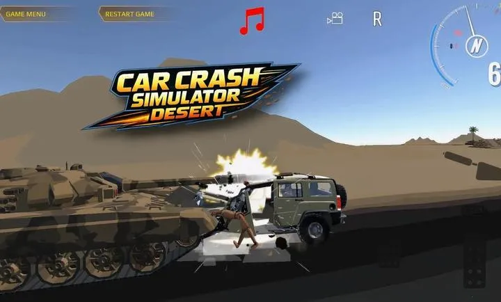 ɳĮ��ײģ����(��ײ��ʻ��Ϸ)��ͼ2